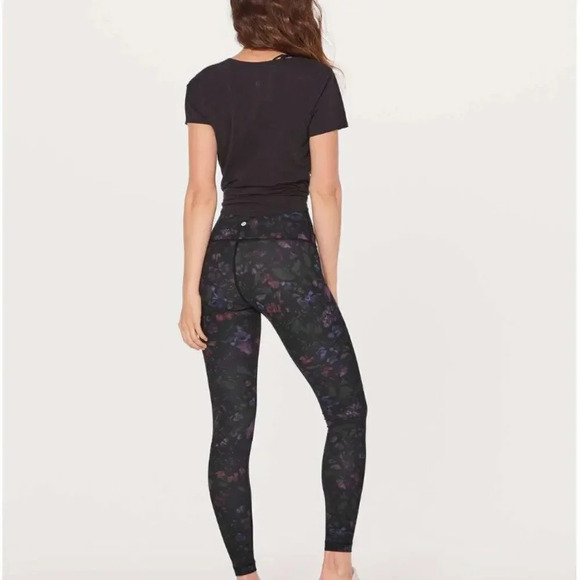 Lululemon Wunder Under Leggings Hi Rise Tight Full On Luxtreme Frozen Flourish 2 - Picture 5 of 10